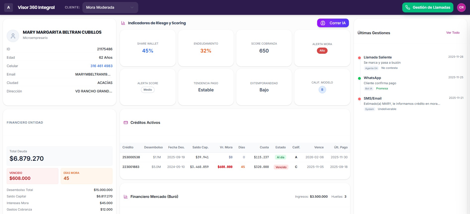 Visión 360 del Cliente
